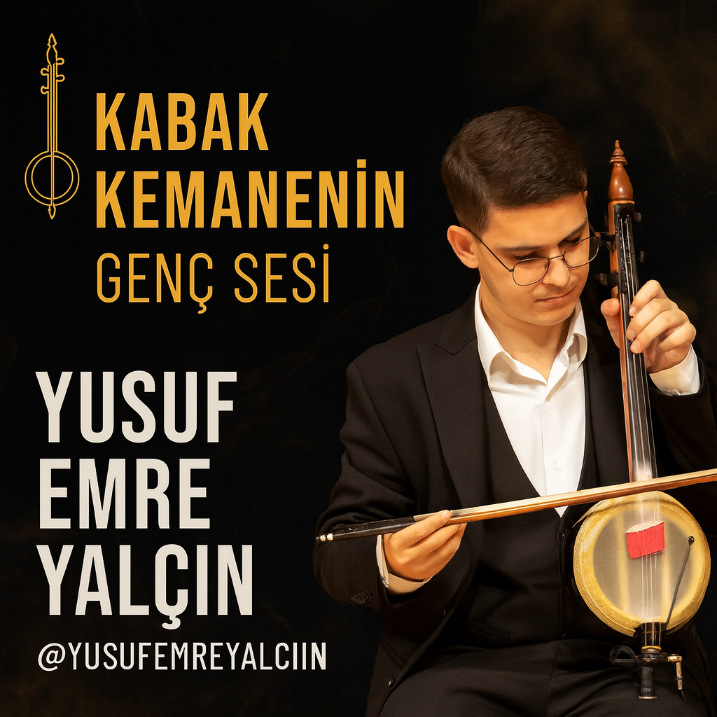 Kabak kemane ve ıklık sanatçısı Yusuf Emre Yalçın kapak fotoğrafı